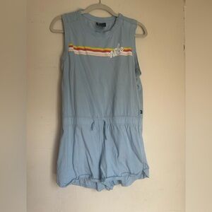 Nike Blue Sleeveless Romper